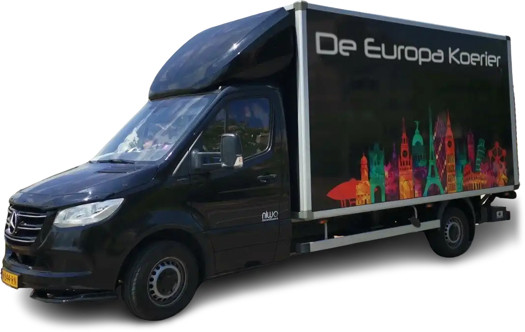 Bakwagen - Koerier van Winterswijk naar Monte-carlo